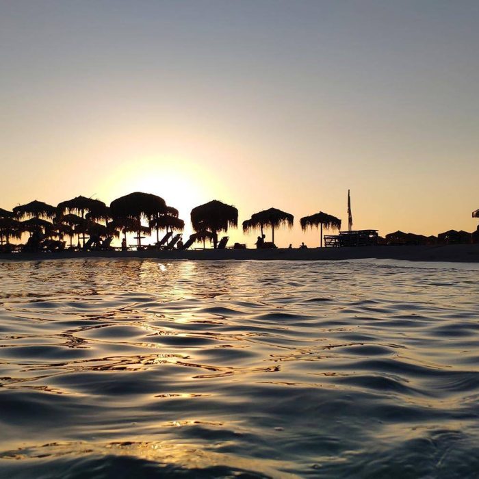 elafonisi beach sunset