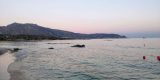 elafonisi beach surrounding mountains