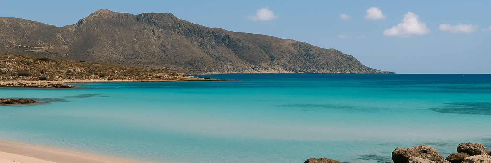 Elafonisi beach AI generated