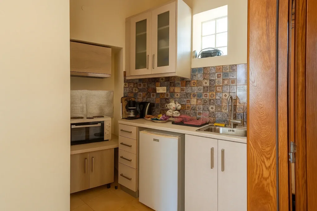 Elafonisos Studio kitchen 2 | Viva Elafonisi